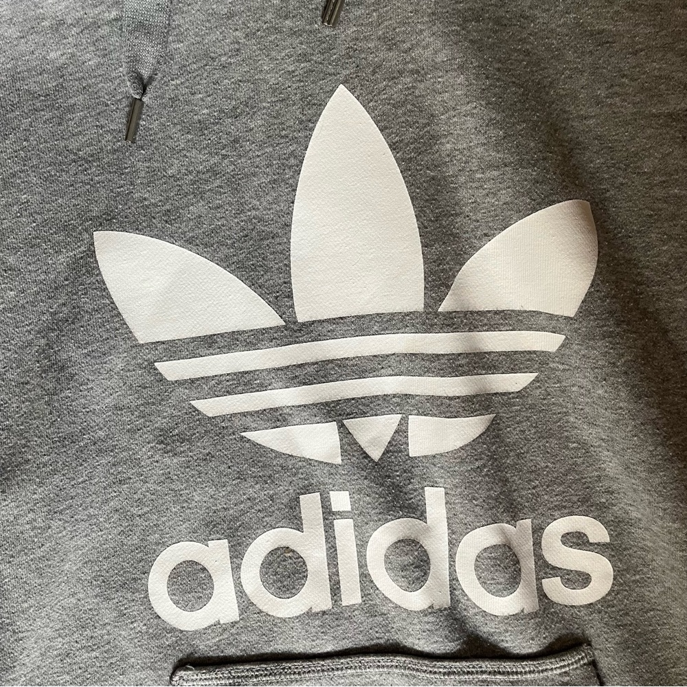 Grey Adidas Hoodie - Picture 2 of 3